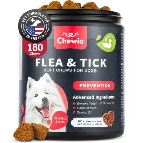 Dog Flea and Tick Treatment Chews FleaTick Prevention for Dogs Chewables Natural Dog Flea & Tick Control Soft Treats Immune Support Supplement Dog Flea and Tick Treatment Chews FleaTick Prevention for Dogs Chewables Natural Dog Flea & Tick Control Soft Treats Immune Support Supplement